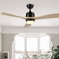 thumbnail image 5 of SAFAVIEH Ceiling Light Fan Vencin Led Lt 52" Ceiling Fan Black, 5 of 5