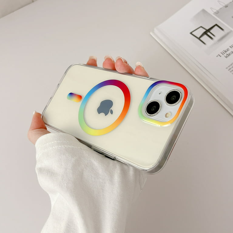 Silicone multicolor Transparent Back Cover Case Compatible Iphone 12