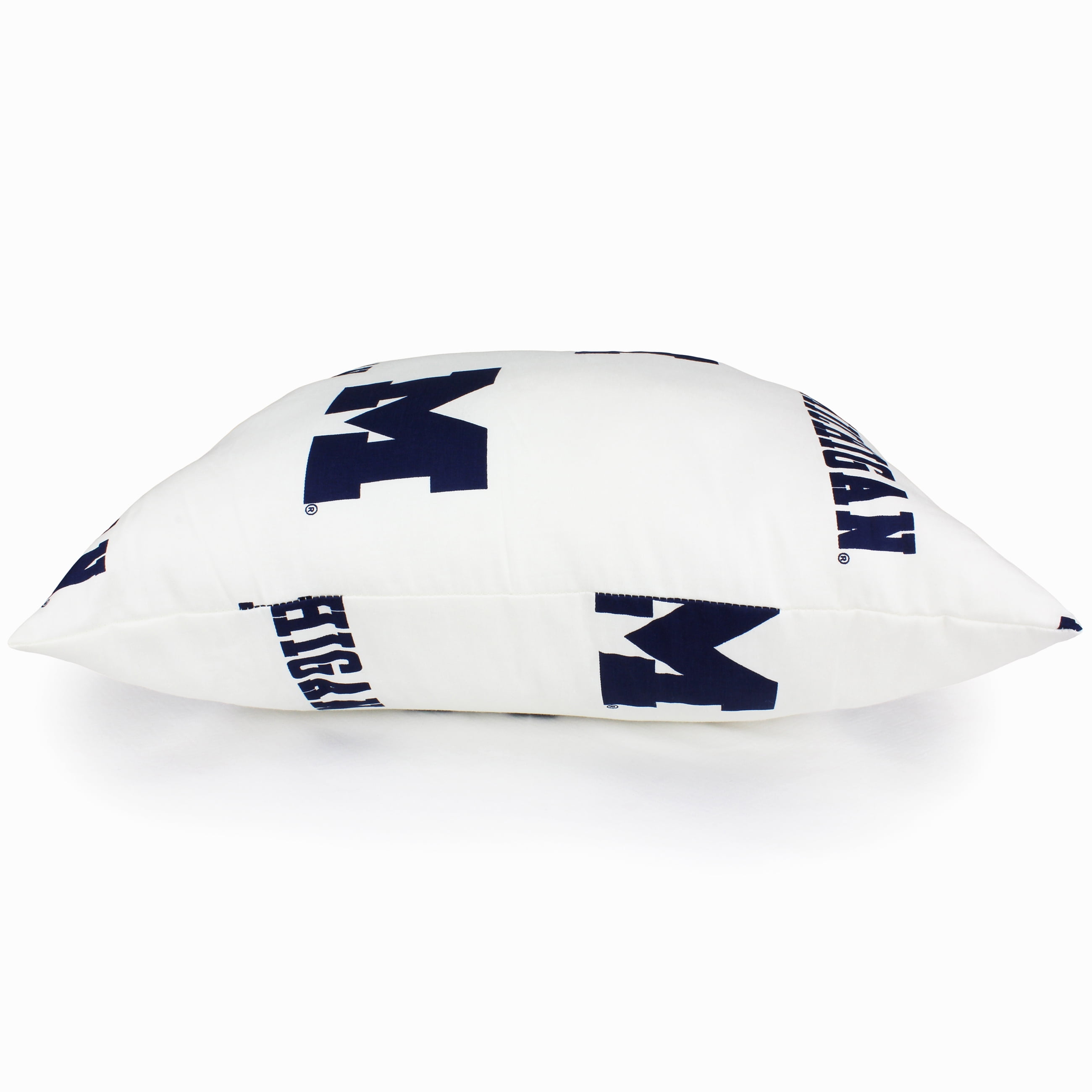Michigan Wolverines 16" Decorative Pillow - White