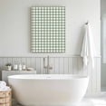 thumbnail image 5 of Canvas Wall Art Sage Green Canvas Art Print Buffalo Plaid Pictures Wall Decor for Living Room Bedroom Artwork Decorations Stretched Framed Ready to Hang 20"x30", 5 of 9