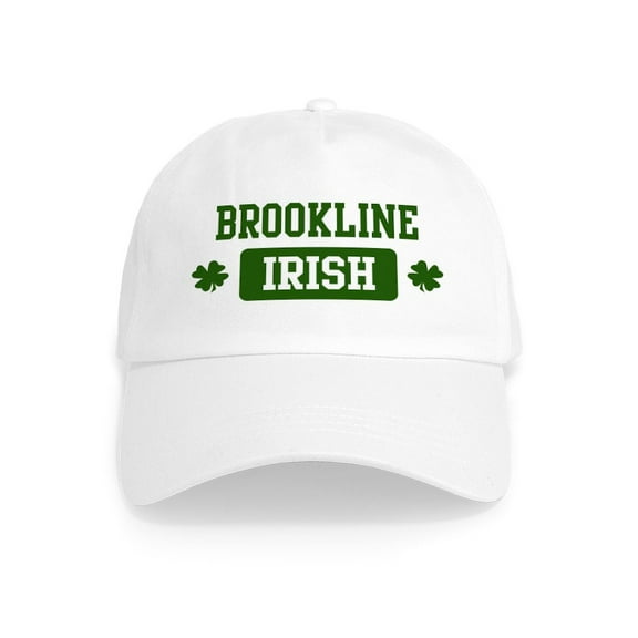 CafePress - Brookline Irish Cap - Adjustable 100% Brushed Unisex Casual Cotton Baseball Cap, Beige, 1