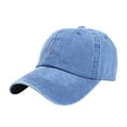 thumbnail image 6 of Sunvit Unisex Washed Dyed Cotton Adjustable Solid Baseball Cap, 6 of 8