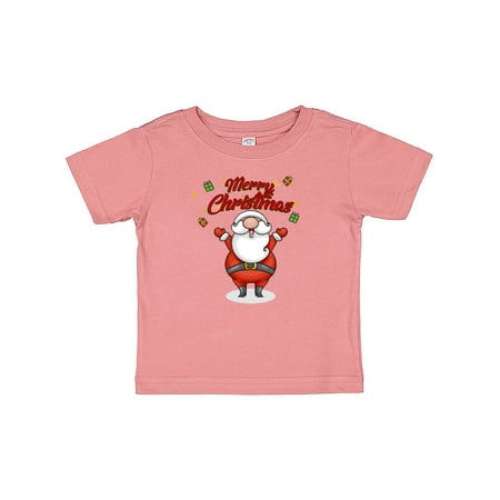 

Inktastic Merry Christmas Santa Gift Baby Boy or Baby Girl T-Shirt