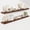 Rustic Brown, variant on 48 Inch Floating Shelves - Rustic Black Fireplace Mantel Shelf - Deep Wall Mounted Wood Storage Shelf for Bedroom, Kitchen, Farmhouse - 1 Pack