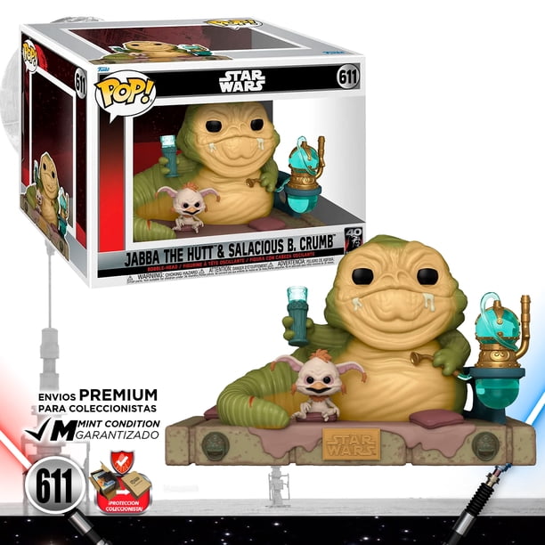 Funko Pop Jabba The Hutt And Salacious #611 Star Wars Original Funko El Regreso Del Jedi 40 Aniversario