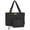 black, variant on Waterproof Multifunctional Laptop Tote Bag for Women, Lightweight Puffer Tote with 15.6 Inch Compartment and Luggage Strap, Black