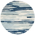 thumbnail image 2 of SAFAVIEH Bellagio Jannah Abstract Area Rug, Blue/Ivory, 6' x 6' Round, 2 of 10