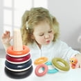thumbnail image 4 of Milaget Baby Stacking Circles Sequencing Stackable Stacked Toys for Boys Girls, 4 of 8