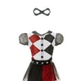 thumbnail image 2 of DC Super Hero Girls Harley Quinn Shimmery Action Shorts Costume S (4-6X), 2 of 5