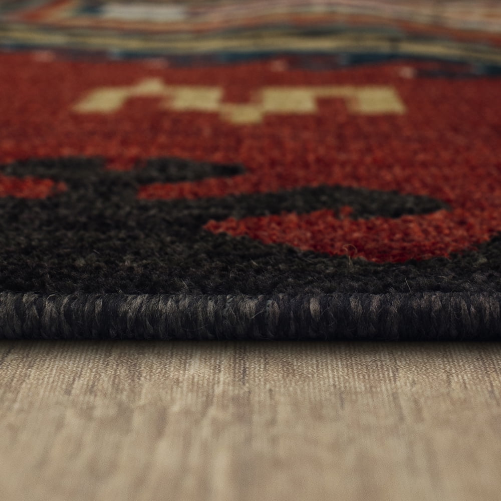 Mohawk Home Hopeprince Woven Indoor Area Rug, Red, 8' x 10'