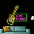 thumbnail image 5 of Handmadetneonsign Live Music Neon Sign, Music Neon Wall Art Decor, Music Neon Sign, Music Band Wall Decor, 5 of 5