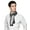 Black White Block, variant on Men's 100 Silk Scarf Double Layers Fashion Scarves Neckerchief Formal Casual