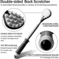 thumbnail image 2 of Back Scratching Massager, Tools to Relieve itching, Acupoint Massager, Portable Extendable Back Scratcher, Stainless Steel Telescoping Back Scratcher, 2 of 5