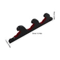 thumbnail image 2 of LIFKOME 1Pair Baseball Bat Display Rack Wall Mount Holder Black Density Saving Organizer, 2 of 8