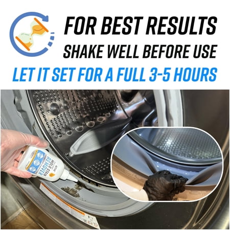 Active Mold Stain Remover Gel Cleaner, Heavy Duty Cleaning Solution for Washing Machine Seals and Bathrooms, 7 fl oz, 1 Pack