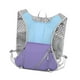 thumbnail image 5 of Mochila de hidratación tipo chaleco, mochila deportiva, mochila de día, cómoda y reflectante Azul púrpura, 5 of 9