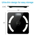 thumbnail image 7 of SEGMART Digital Body Fat Scale, Body Fat Monitors Scales Digital Weight in-Depth 8 Key Body Composition Analyzer w/Step-on Technology Perfect for Body Management Fitness Journey, 400 lbs, S048, 7 of 7