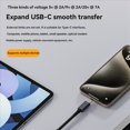 thumbnail image 5 of 10X Cargador para Computadora Portátil con Enchufe Cuadrado de CC de 140 W A Adaptador de Corriente USB C PD de 5 V, 9 V y 20 V, Cable de Carga Rápida para, 5 of 5