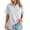 hwj# Grey431, variant on Huowey Womens Sweatshirt Solid Color Slim Fit Workwear Top Short Sleeve Lapel Collar Summer Commute Loose Fit Soft Comfort Lightweight Fall Clothes,Grey,M