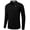 Black, variant on MoFiz Men's Quick Dry Golf Polo 1/4-Zip Long Sleeve Athletic Shirt