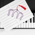 thumbnail image 4 of unbranded Sujeta Hojas De De Metal Morado Para Piano Con Portátil Y Duradero, 4 of 8