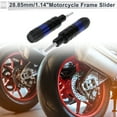 thumbnail image 2 of Protector de choque de marco de motocicleta de aleación de aluminio y plástico Unique Bargains 0.73" 1.14" 4.65" Azul 2 Pcs, 2 of 7