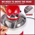 thumbnail image 3 of Removable Pouring Splash Guard for 4.5-5 Quart Tilt-Head Stand Mixer Bowl, Foldable Mixer Lid Cover, Dishwasher Safe Mixer Accessory, 1 Pack, 3 of 7