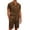 Brown, variant on Men's 2 Pieces Casual Beach Outfits Short Sleeve Button Down Shirts Summer Short Set