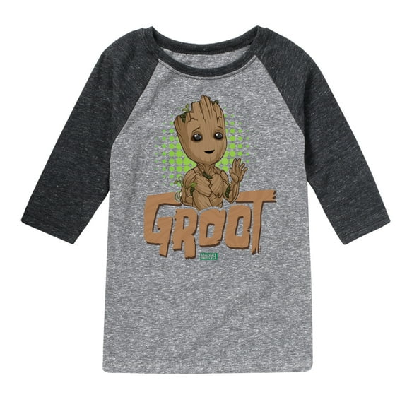 Marvel Guardians of the Galaxy - Baby Groot - Toddler And Youth Raglan