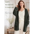 thumbnail image 6 of DAKIMOE Sleep Cardigans Robe Bed Jackets for Women Toasty Cozy Sherpa Coat Cloud-Soft House Jacket Loose Oversized Fleece Fuzzy Outwear, S-XXL, 6 of 9