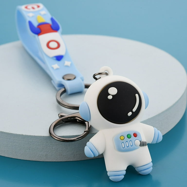 Cartoon Astronaut Shaped Cute Bag Charm Keychain