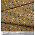 thumbnail image 2 of Soimoi Viscose Tissu Point, Croix Signe & Carré Géométrique Décor Tissu Imprimé Yard 42 Pouces de Large, 2 of 3