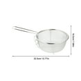 thumbnail image 2 of WRITWAA 2-Pack Round Stainless Steel Fry Baskets with Handles for Deep Frying, Straining, and Kitchen Use, 2 of 8