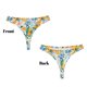 thumbnail image 3 of Balery Colorful Fruits Tangas de Algodón para Mujer con Estampado – Ropa Interior Sexy, Transpirable, G-string-Large, 3 of 6