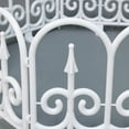 thumbnail image 4 of LuxenHome 8-Piece Light Show Arched Fence Design Outdoor Decoration, 4 of 10