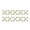 GoldenL, variant on UDIYO 10Pcs Nail Decorations Exquisite Shape Vivid Color Stunning Visual Effect Reusable Easy to Apply Decorative Zinc Alloy 3D Cross Style Nail Decorations Photography Prop for Ma