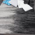 thumbnail image 4 of Lavan Grey Waves Grey Area Rug 3'3"x4'11", 4 of 6