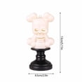 thumbnail image 3 of Halloween Skull LED Candle Holder Table Lamp,Gothic Glowing Skull Light for Mantel Fireplace Tabletop Party Home Indoor Decor, 3 of 6