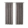 thumbnail image 3 of Better Homes & Gardens Blackout Textured Geometric Curtain Panel, 1 Panel, Brown Basket, 50" W x 108" L, 3 of 5