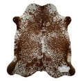 thumbnail image 3 of Brown Speckled Cowhide Rug, 5x7 ft, Genuine Leather, Natural Cowhide for Modern & Rustic Decor, 3 of 6