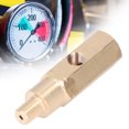 thumbnail image 1 of Oil Pressure Gauge Adapter, 1/8in Easy Installation Excellent Performnace Brass T Piece Sensor Sender Durable Metal  for Car Modification, 1 of 8