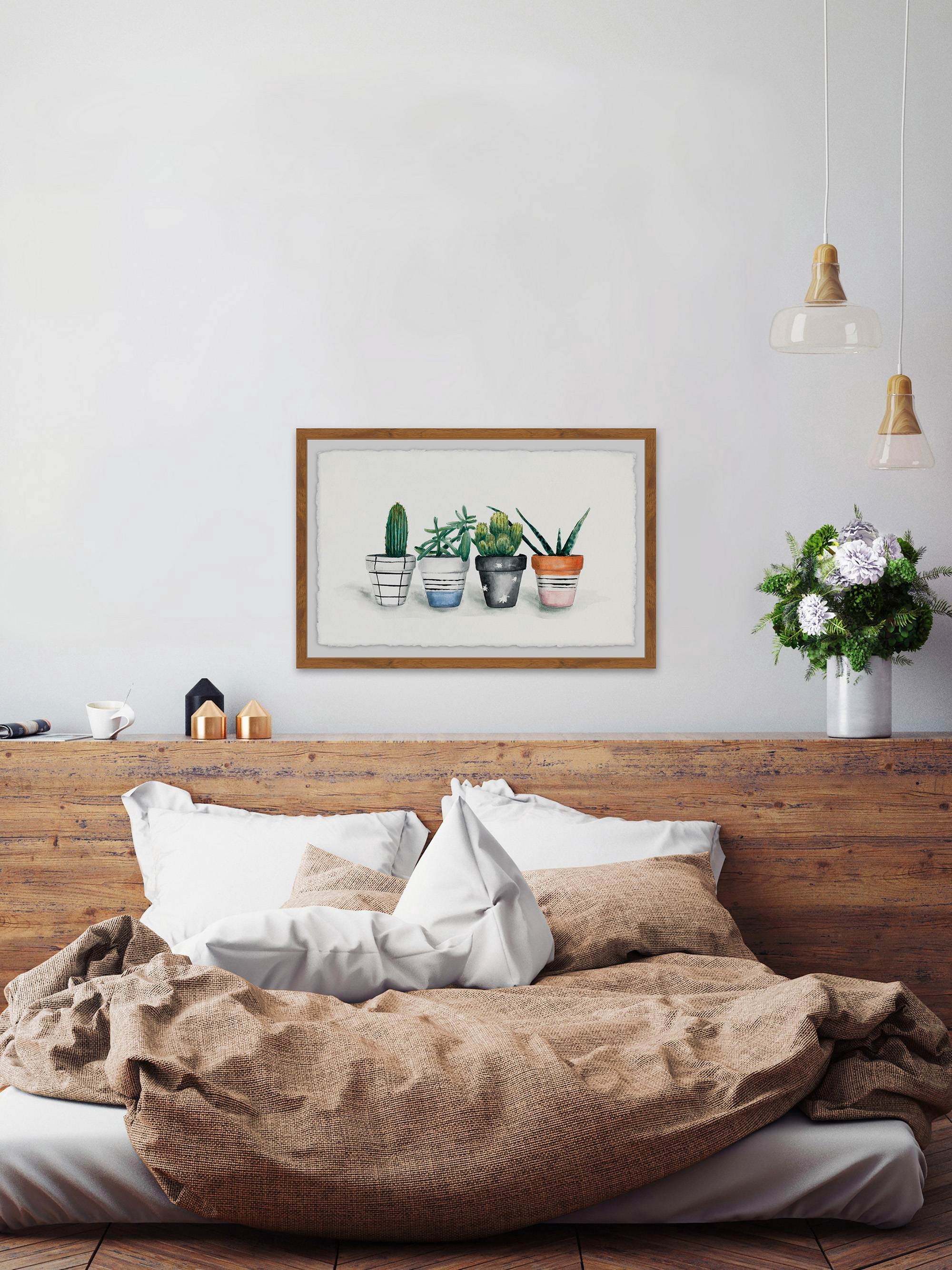Fashion Pots Framed Painting Print