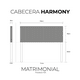 thumbnail image 4 of Cabecera Matrimonial terciopelo 4 en 1. Harmony RA, Atlas del Descanso Natural, 4 of 5