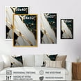 thumbnail image 4 of Designart Abstract Geode Gold And Green Marble II Canvas Wall Art, 4 of 5