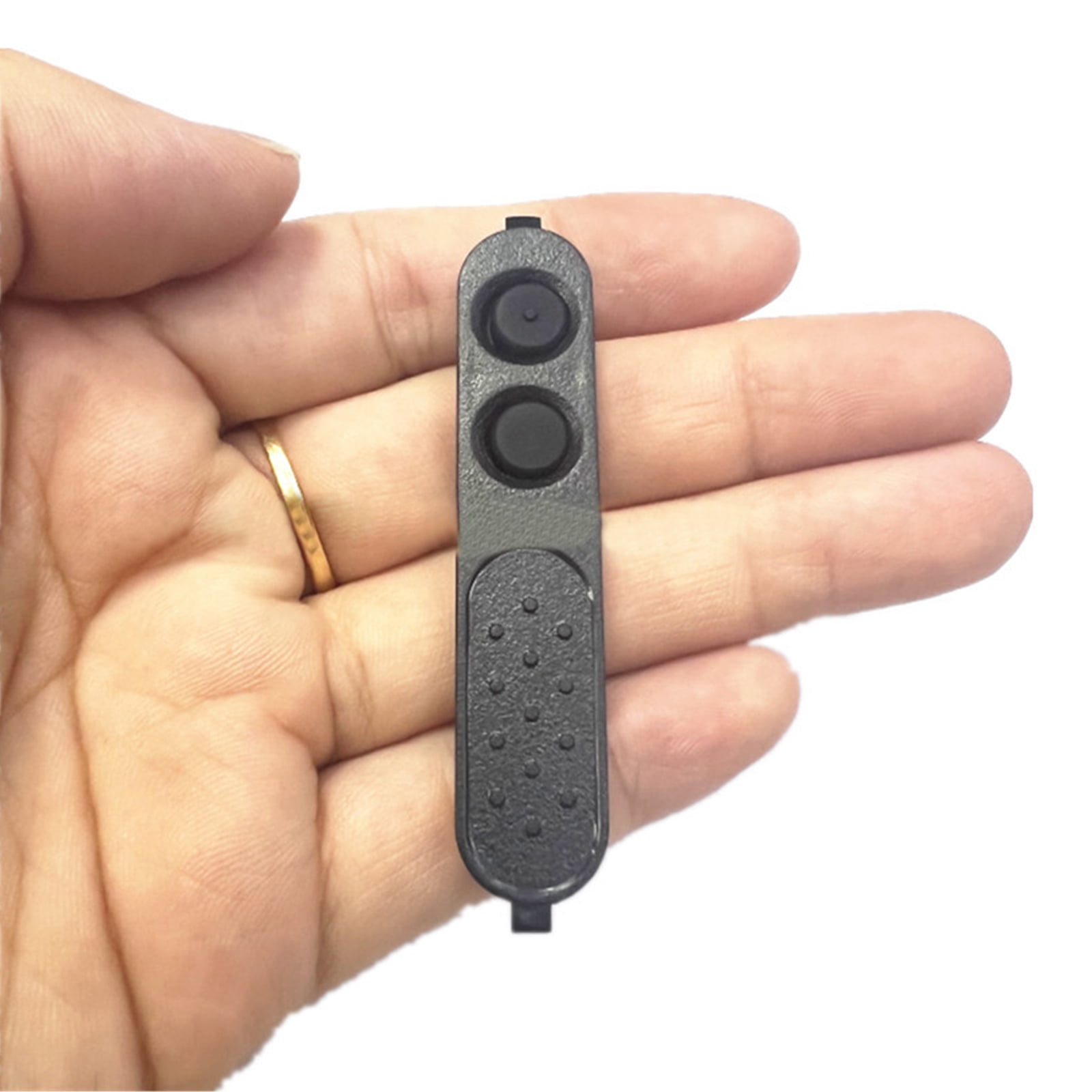 PTT Kit for Motorola Walkie Talkies Replacement PTT Button, Durable, Black Radio Talkies Accessory Button Cover