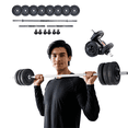thumbnail image 1 of Kit de Pesas, Mancuernas y Barra Recta (16Kg) - Energym, 1 of 5