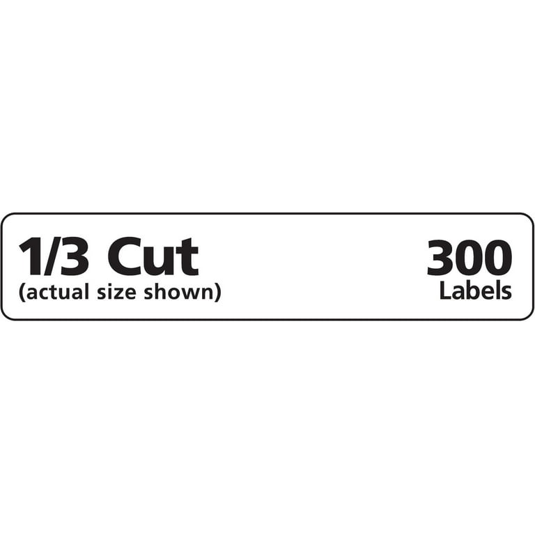 Avery Mini-Sheets File Folder Labels, 2/3 avery-mini-sheets-file-folder-labels-2-3-x-3-7-16-white-2181-walmart-com