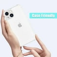 thumbnail image 5 of KONEE Camera Lens Protector Compatible with iphone 14 /14 Plus, Anti Scratch Bling Glitter 3D Lens Protection Decor Sticker Lens Protector Cover for iphone 14 / iphone 14 Plus - Silver + Rose Gold, 5 of 6