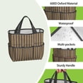 thumbnail image 4 of Bright Checkered Garden Tools Bag, Water-proof Oxford Garden Tote Home Organizer Gardening Tool Bag Kit Holder with 8 Pockets for Indoor and Outdoor Gardening (Tools Not Included), 4 of 6