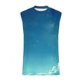 thumbnail image 4 of zfhfof Débardeurs Graphiques pour Hommes Motif Novateur Imprimé Sans Manches T-Shirts de Musculation Été Col Rond Décontracté Chemise de Plage, 4 of 5